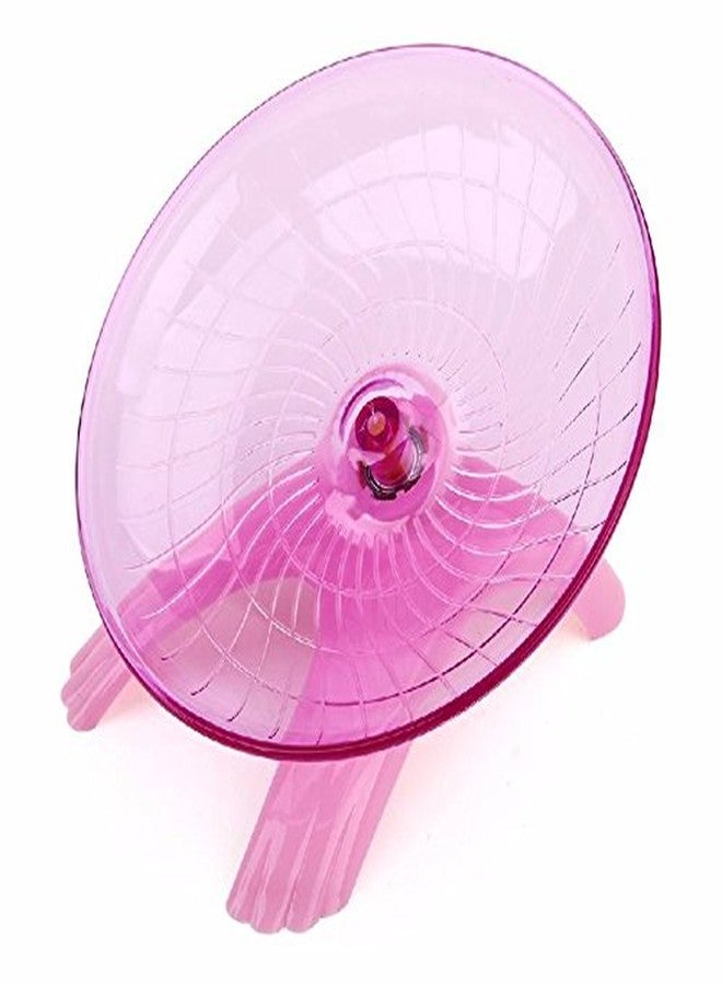 Sage Square 18cm Jumbo Silent Running Cum Jogging Cum Exercise Wheel for Hamster/Dwarf/Gerbil/Mice/Mouse (Pink) - Image 3